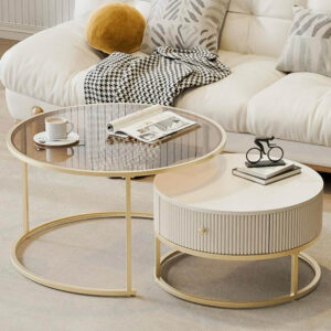 glass center table