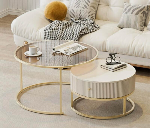 glass center table