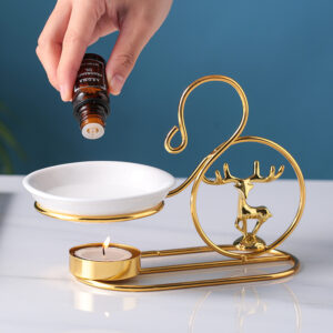 OIL BURNER-DEER GOLD