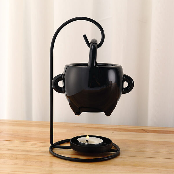 OIL BURNER-HANGING BLACK WITH HANDLES - Image 2