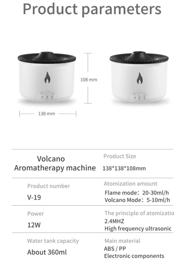 360ML VOLCANO FLAME DIFFUSER - Image 4