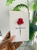 HANDWRITTEN CARD FLOWER