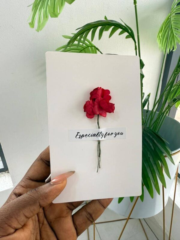 HANDWRITTEN CARD FLOWER - Image 2