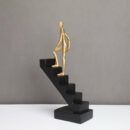 MEN CLIMBING STAIRS DECOR SET