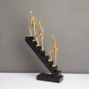 MEN CLIMBING STAIRS DECOR SET