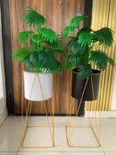 FLOWER VASE GOLD STAND