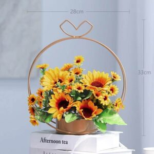 FLOWER VASE BIG GOLD