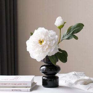 BLACK FLOWER VASE