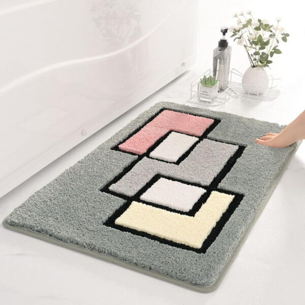 FOOT MAT-GREY RECTANGLE