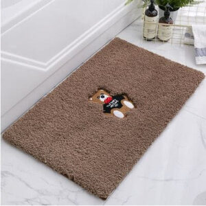 FOOT MAT-BROWN TEDDY