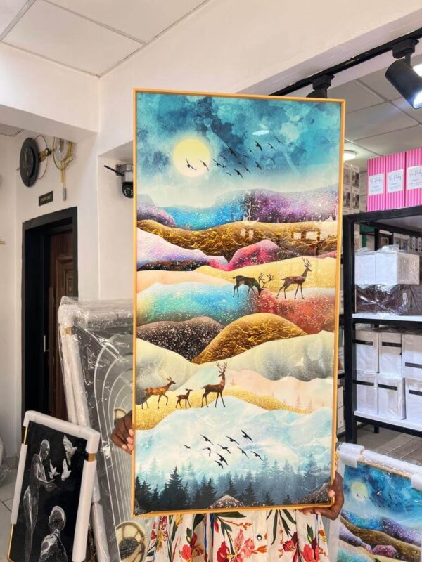 LUXURY WALL ART 50x100cm -002