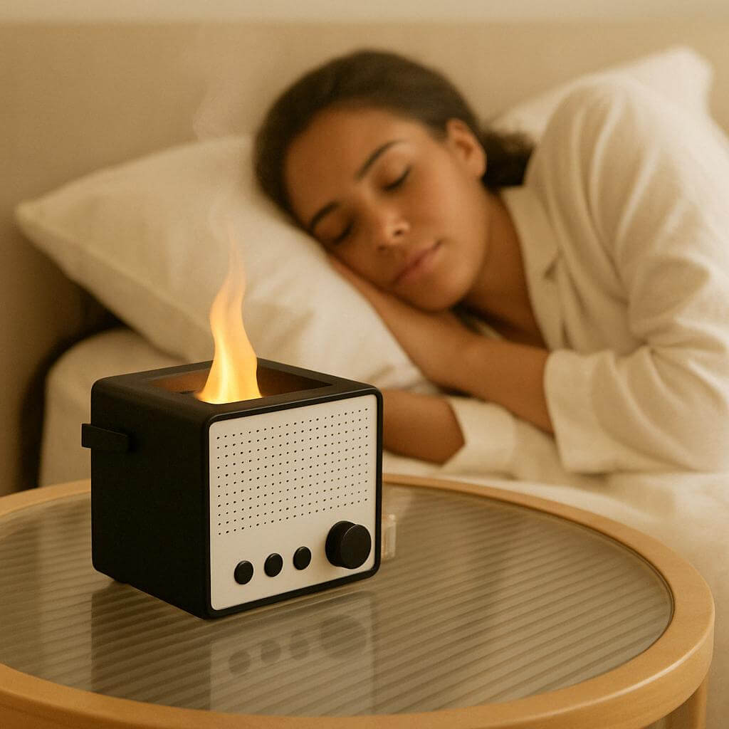 sleeping with diffuser