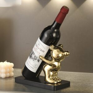 TEDDY WINE HOLDER - Gold