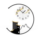 WALL CLOCK-FAMILY BLACK