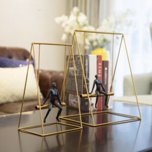 FIGURE ON GOLD SWING