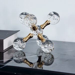 CRYSTAL BALL SPIKE DECOR MEDIUM