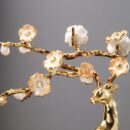 DEER ON WHITE STAND DECOR