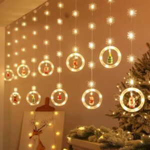 CIRCLE CHAIN CURTAIN FAIRY LIGHT