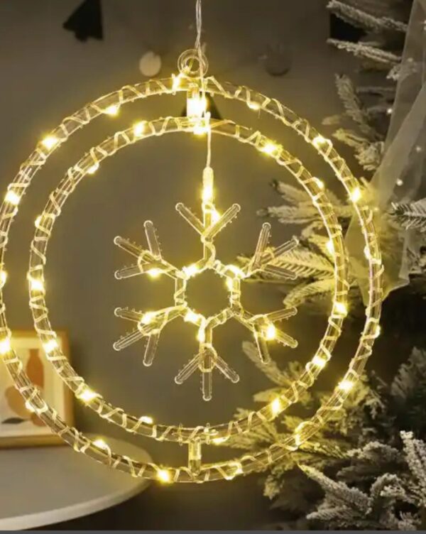SNOWFLAKES HANGING FAIRY LIGHT