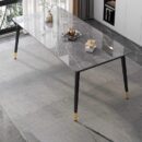 MARBLE DINING TABLE AND CHAIR SET