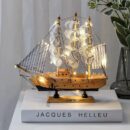SHIP DECOR WITH FAIRY LIGHT