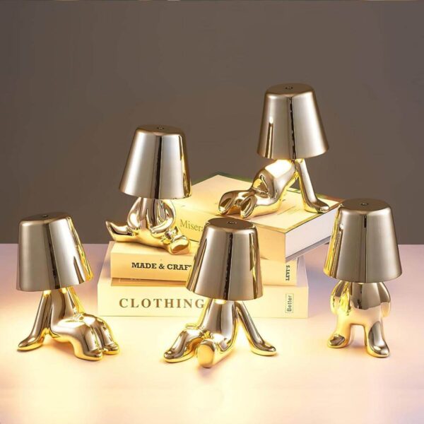RECHARGEABLE THINKER MAN TABLE  LAMP - Image 2