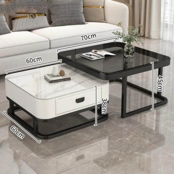 marble 2 in 1 center table