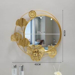 GOLD MIRROR-SIDE FLOWER