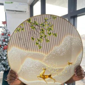 ROUND PVC WALL ART 50cm - 003