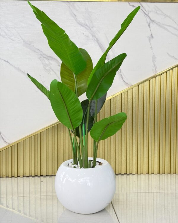 Banana flower vase decor
