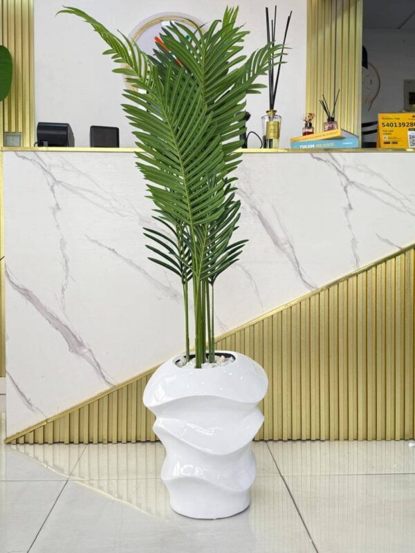 PALM PLANT VASE