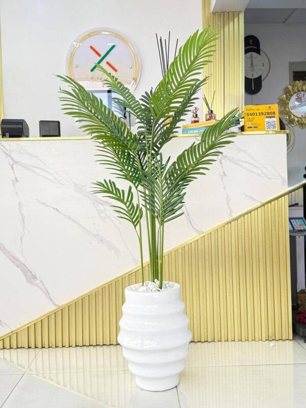 5.5FT PALM PLANT FLOOR VASE 002