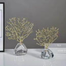 METAL TREE/CRYSTAL BASE DECOR SET
