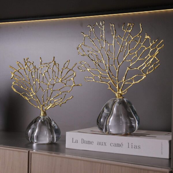 METAL TREE/CRYSTAL BASE DECOR SET - Image 3