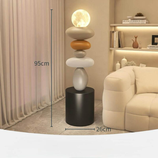 95CM ROCK STAND DECOR WITH LIGHT - Image 2