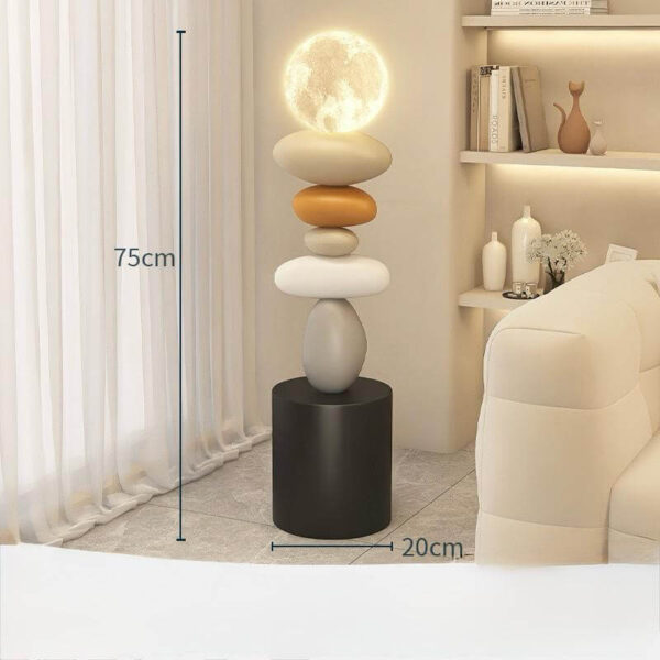 75CM ROCK STAND DECOR WITH LIGHT - Image 2