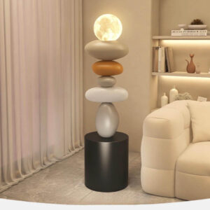 95CM ROCK STAND DECOR WITH LIGHT