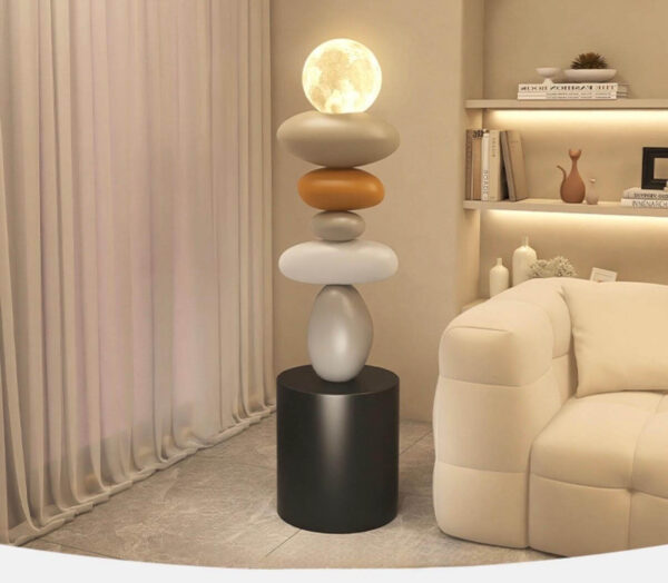 95CM ROCK STAND DECOR WITH LIGHT