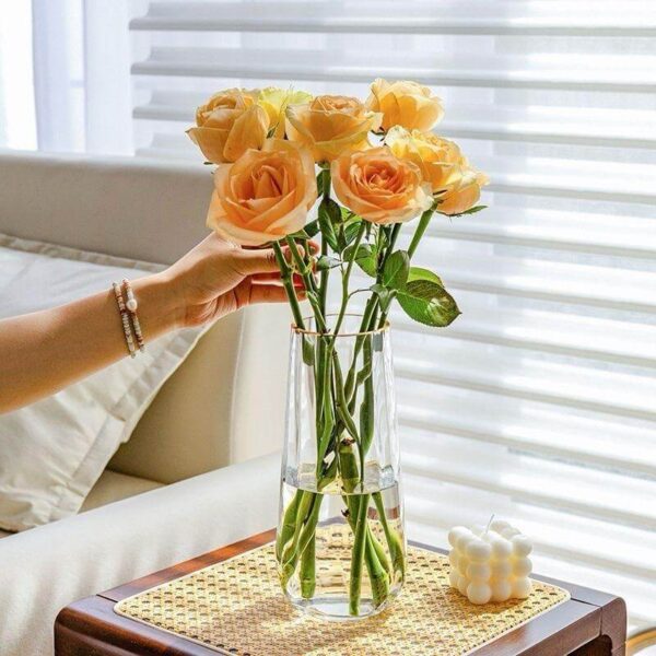 TRANSPARENT FLOWER VASE E - Image 4