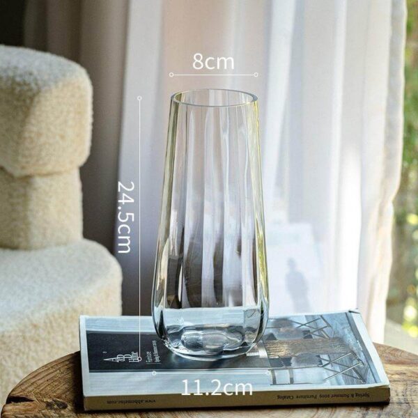 TRANSPARENT FLOWER VASE E - Image 2