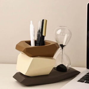 HOURGLASS ROCK DECOR