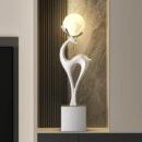 LARGE DEER WITH LAMP