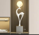 LARGE DEER WITH LAMP