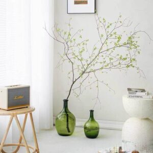 EMERALD GREEN VASE DECOR SET