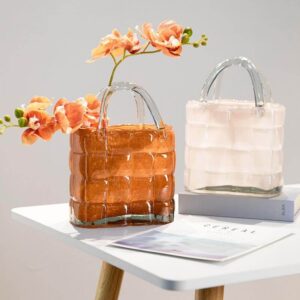 BAG VASE AND FLOWER