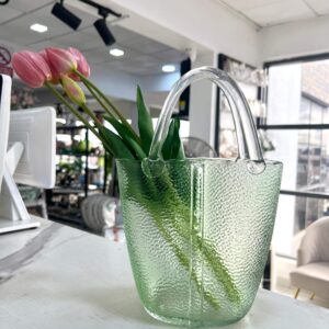 BAG VASE AND LILY