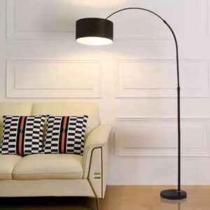 FLOOR LAMP WITH CURVE OVERHEAD