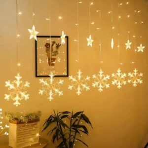 SNOWFLAKES CURTAIN FAIRY LIGHT