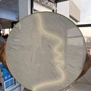 ROUND PVC WALL ART 60cm - 007