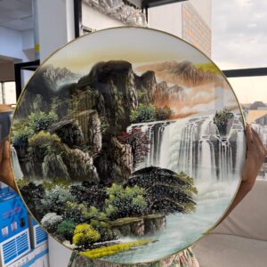 ROUND PVC WALL ART 60cm - 003